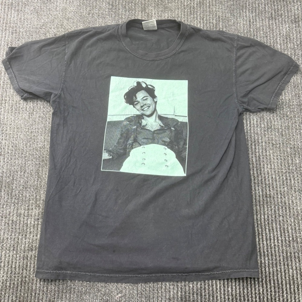 Harry Styles Love On Tour 2021 T-Shirt Comfort Colors Black Large Concert Merch